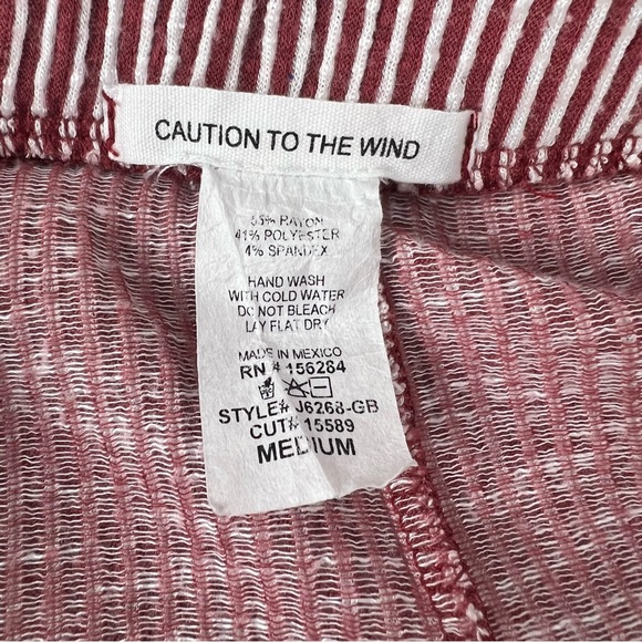 Caution to the Wind Striped Skirt Size Medium - Picture 6 of 6